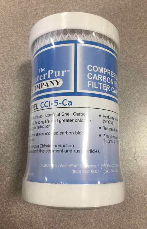 The Water Pur Company 5 Inch RV & Camper Water Filter | CCL-5-CA